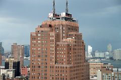 08-09 AT and T Long Distance Building 32 Avenue of the Americas Close Up From Rooftop NoMo SoHo New York City